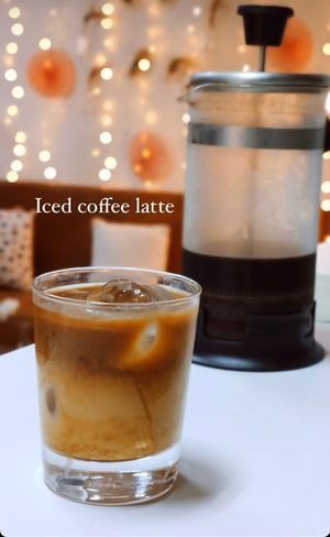 Iced coffee latte at Soul - Alimentação Saudável e do Bem in Braga