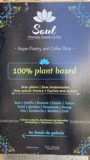 Eingangsbereich zum Lokal  at Soul - Alimentação Saudável e do Bem in Braga