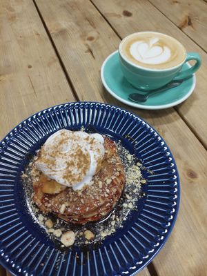 Vegan cappuccino at Soul - Alimentação Saudável e do Bem in Braga