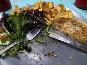 Shiitake quiche at Soul - Alimentação Saudável e do Bem in Braga