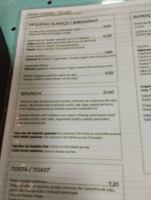 Menu at Soul - Alimentação Saudável e do Bem in Braga