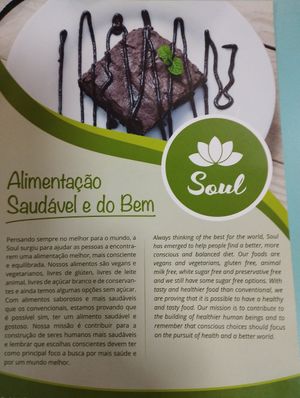 Soul's philosophie at Soul - Alimentação Saudável e do Bem in Braga