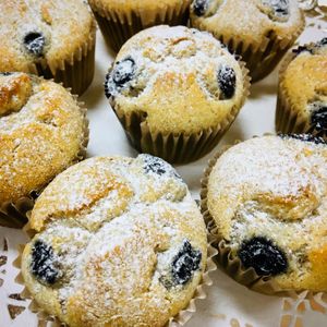 Muffin lemon with blueberry  at Soul - Alimentação Saudável e do Bem in Braga