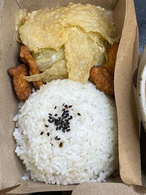 Detox Herbal Soup with Rice	  RM 19.90 at Minf Houze Vegan Cafe in Kuala Lumpur