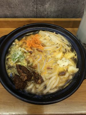 laksa  at Minf Houze Vegan Cafe in Kuala Lumpur