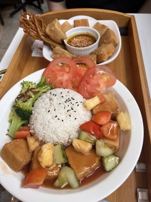   at Minf Houze Vegan Cafe in Kuala Lumpur