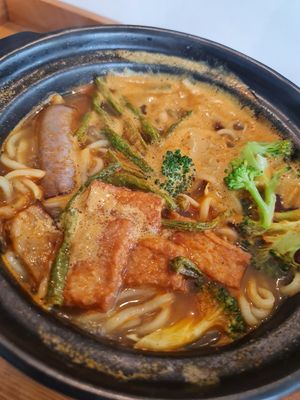 Homestyle Curry Ramen ~ 13/4/23 at Minf Houze Vegan Cafe in Kuala Lumpur