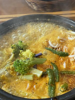 curry ramen  at Minf Houze Vegan Cafe in Kuala Lumpur
