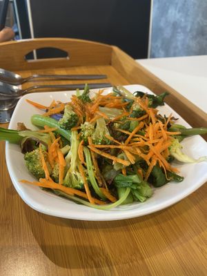 veggies  at Minf Houze Vegan Cafe in Kuala Lumpur
