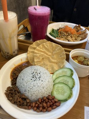   at Minf Houze Vegan Cafe in Kuala Lumpur