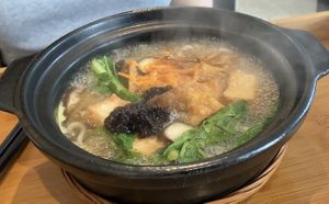 Wonton Ramen  at Minf Houze Vegan Cafe in Kuala Lumpur