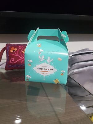 Vegan purple taro cheese tart at Minf Houze Vegan Cafe in Kuala Lumpur