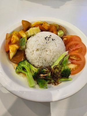 Nonya curry at Minf Houze Vegan Cafe in Kuala Lumpur
