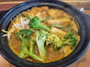 House curry at Minf Houze Vegan Cafe in Kuala Lumpur