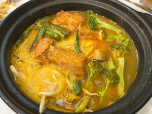 Curry Ramen at Minf Houze Vegan Cafe in Kuala Lumpur