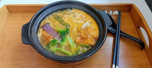 Curry Noodles at Minf Houze Vegan Cafe in Kuala Lumpur