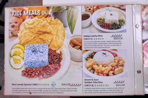 Menu p1  at Minf Houze Vegan Cafe in Kuala Lumpur