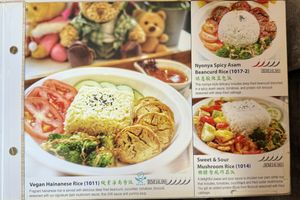 Menu p2  at Minf Houze Vegan Cafe in Kuala Lumpur