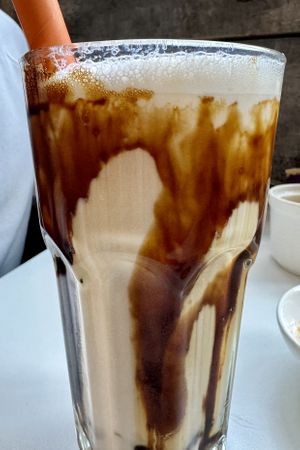 Boba tea original (with gula melacca)  at Minf Houze Vegan Cafe in Kuala Lumpur