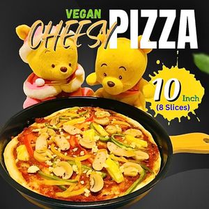 Vegan Cheesey Pizza  at Minf Houze Vegan Cafe in Kuala Lumpur