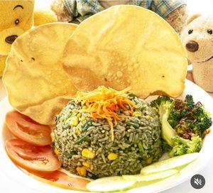 Leicha Fried Rice at Minf Houze Vegan Cafe in Kuala Lumpur