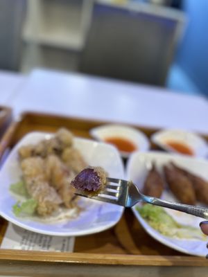 Vietnamese spring roll   at Minf Houze Vegan Cafe in Kuala Lumpur