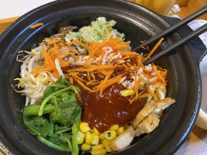   at Minf Houze Vegan Cafe in Kuala Lumpur