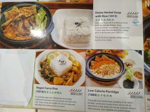 Deep-fried beancurd, deep-fried cabbage at Minf Houze Vegan Cafe in Kuala Lumpur