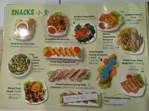 Fried everything! at Minf Houze Vegan Cafe in Kuala Lumpur