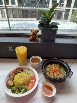   at Minf Houze Vegan Cafe in Kuala Lumpur