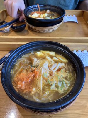 Assam laksa   at Minf Houze Vegan Cafe in Kuala Lumpur