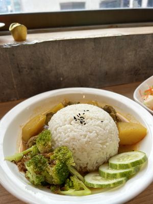 Vegan curry  at Minf Houze Vegan Cafe in Kuala Lumpur