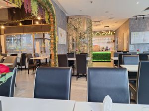 Interior at Minf Houze Vegan Cafe in Kuala Lumpur