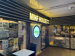 The outside !  at Minf Houze Vegan Cafe in Kuala Lumpur