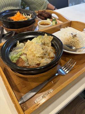 Detox herbal soup  at Minf Houze Vegan Cafe in Kuala Lumpur