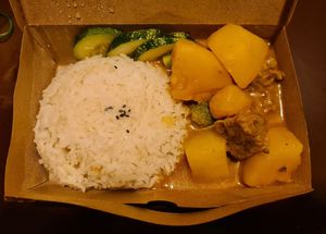 Vegan Curry Rice at Minf Houze Vegan Cafe in Kuala Lumpur