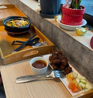   at Minf Houze Vegan Cafe in Kuala Lumpur