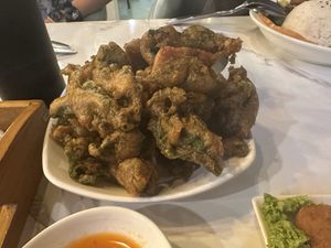 Tempura veggies #Veganuary at Minf Houze Vegan Cafe in Kuala Lumpur