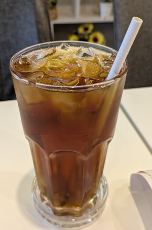 Longan and Sea Coconut at Minf Houze Vegan Cafe in Kuala Lumpur