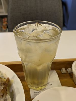 Pandan Leaf Tea at Minf Houze Vegan Cafe in Kuala Lumpur