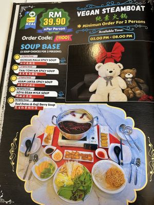   at Minf Houze Vegan Cafe in Kuala Lumpur