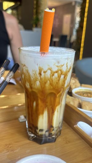 Brown sugar boba   at Minf Houze Vegan Cafe in Kuala Lumpur
