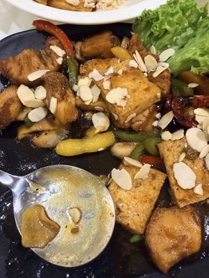 Lions mane  at Minf Houze Vegan Cafe in Kuala Lumpur