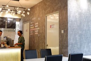 Interior. at Minf Houze Vegan Cafe in Kuala Lumpur