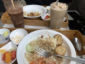 Oreo and mocha Frappe  at Minf Houze Vegan Cafe in Kuala Lumpur