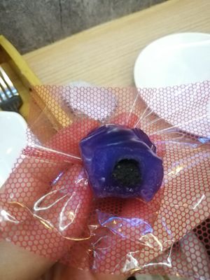 Sesame Mochi (RM2.90) at Minf Houze Vegan Cafe in Kuala Lumpur