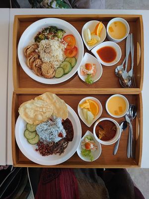 Full meals. ;) at Minf Houze Vegan Cafe in Kuala Lumpur