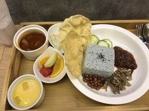 Nasi Lemak at Minf Houze Vegan Cafe in Kuala Lumpur