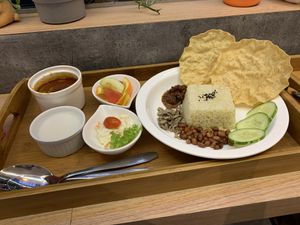 Delicious Nasi Lemak at Minf Houze Vegan Cafe in Kuala Lumpur