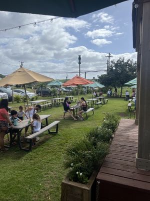 Garden setting   at Farm To Barn in Haleiwa